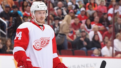 Gustav Nyquist is part of a young, talented line that has helped the Red Wings have success this season.