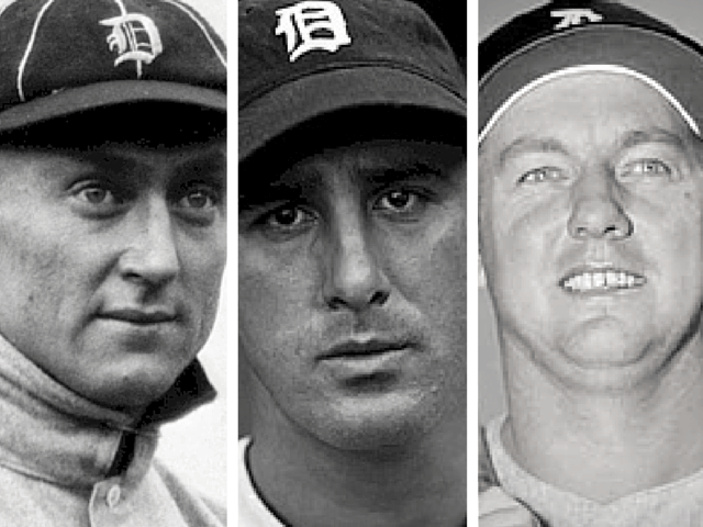 Ty Cobb, Hank Greenberg, and Al Kaline rank near the top in almost every statistical category for the Detroit Tigers.