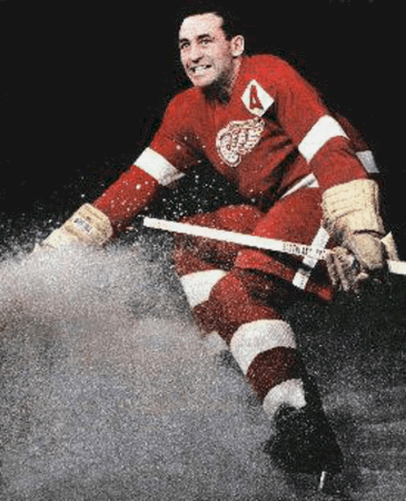 A rugged defenceman, Jack Stewart won two Stanley Cup titles with the Detroit Red Wings.