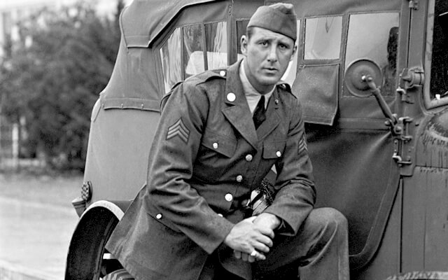 Detroit Tigers first baseman Hank Greenberg enlisted in the U.S. Army in 1940 as war loomed and re-enlisted after Pearl Harbor. He missed 4 1/2 years of his playing career while serving in the military.
