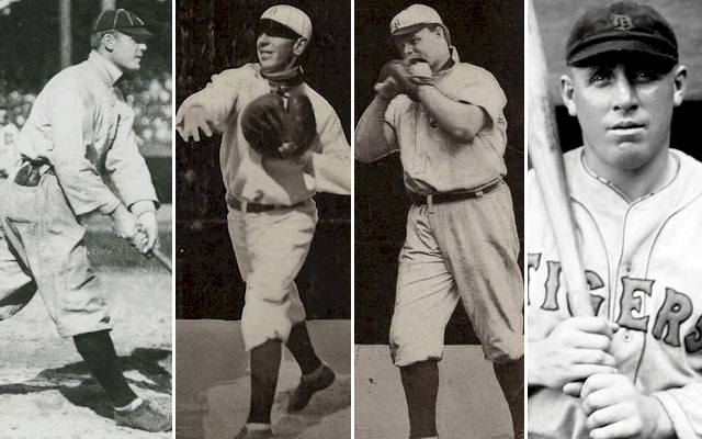 The four players who pinch-hit for Ty Cobb: Sam Crawford, Fred Payne, George Mullin, and Bob Fothergill.